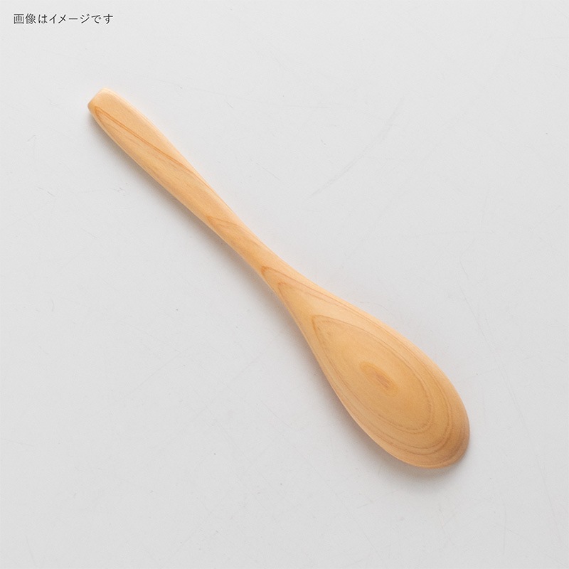 木製カトラリー ひのき デザートスプーン