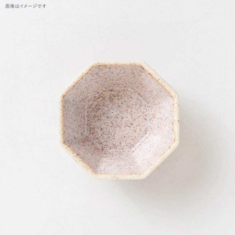 toiro plus(トイロプラス) 80八角小鉢 シアーホワイト