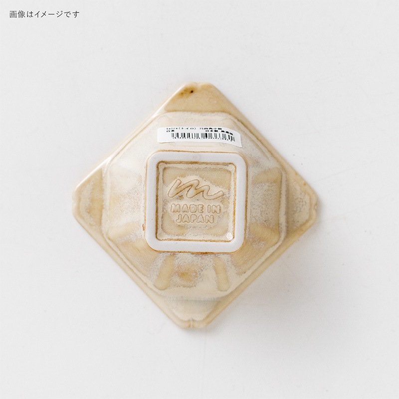 toiro(トイロ) 75四角小鉢 白茶 | シリーズ,ORIGINAL,toiro | MINORU TOUKI