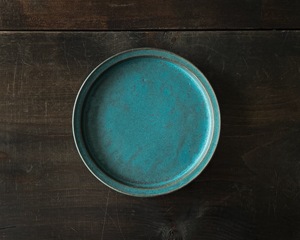 恩田陽子 ケーキ皿 青銅