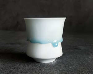 西隆行 雫グラス 開型 大