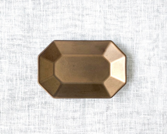 Petit 長角皿 ゴールド