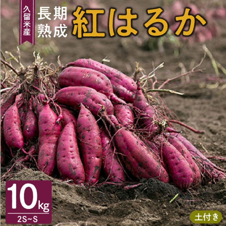 【減農薬】福岡県産紅はるか 規格外(小さい芋2S~S)10kg