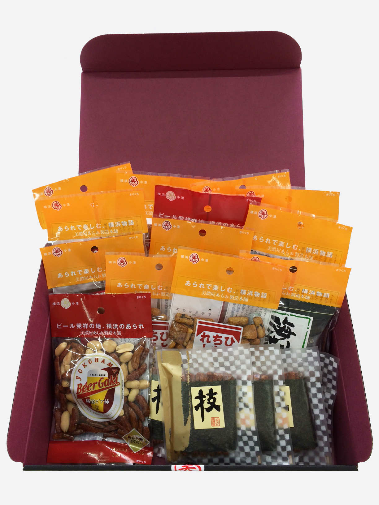 進物M-30 美濃屋特選詰合せ | ギフト<br>横浜あられ、柿の種 | 柿の種