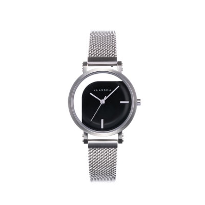 KLASSE14ʥ饹եƥIMPERFECT ANGLE Silver Black with Mesh Strap 32mmWIM20SR003W