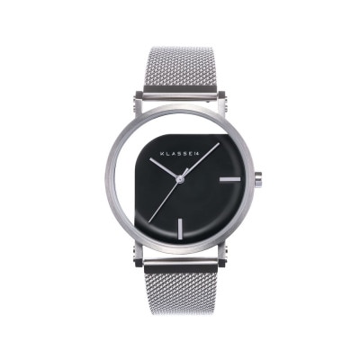 KLASSE14ʥ饹եƥIMPERFECT ANGLE Silver Black with Mesh Strap 40mmWIM20SR003M