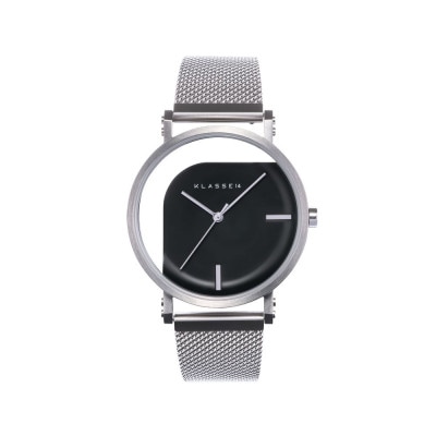 KLASSE14ʥ饹եƥ ڥꥳ󥹥ȥåդ IMPERFECT ANGLE Silver Black with Mesh Strap 40mmWIM20SR003M