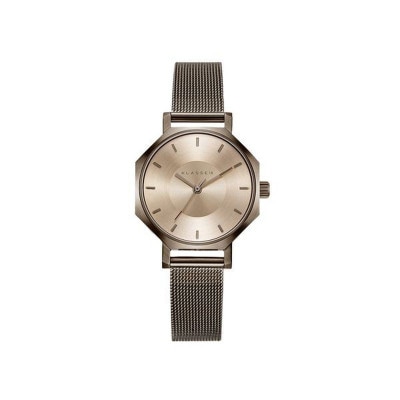 KLASSE14ʥ饹եƥOKTO Vintage Gold Creamy with Mesh Strap 28mmWOK20VG002S