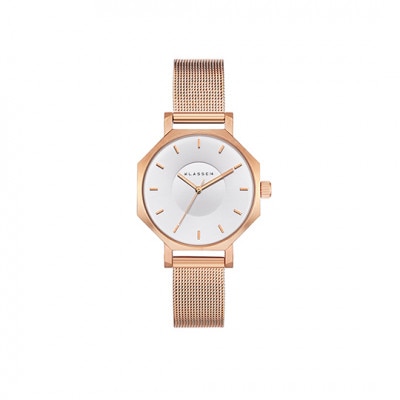 KLASSE14ʥ饹եƥOKTO White Rose with Mesh Strap 28mmOK18RG004S