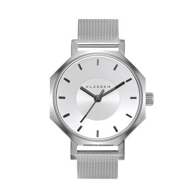 KLASSE14ʥ饹եƥOKTO Gunmetal White with Mesh Strap 36mmWOK20GU001W