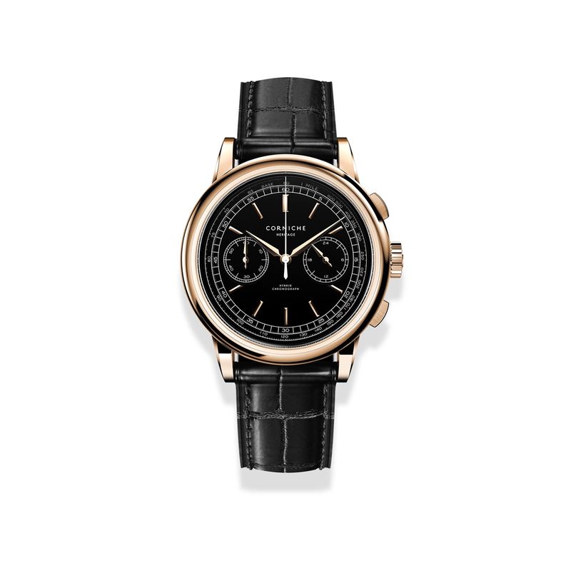 CORNICHE（コーニッシュ）Heritage Chronograph Rose Gold【CW-HC-RG 