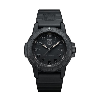 LUMINOXʥߥΥåLEATHERBACK SEA TURTLE 0300 SERIES BLACKOUT 0300꡼Ref.0301 BO.L