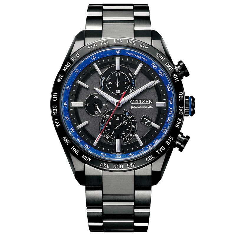 CITIZEN ATTESA�ʥ��ƥå��ˡڸ���1700�ܡ�NISSAN FAIRLADY Z ����� 35��ǯ��ǰ �������֥롼 Eco-Drive ���ȡ�AT8185-97E��