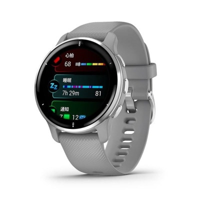 GARMINʥߥVenu 2 Plus Powder Gray / Silver010-02496-40