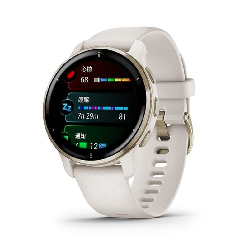 その他 Garmin Venu 2 Plus Ivory/Cream Gold GARMIN（ガーミン）Venu 2 Plus Ivory / Cream Gold【010-02496-42