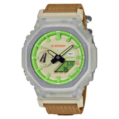 CASIO G-SHOCK（ジーショック）HUFコラボレーションモデル ANALOG-DIGITAL 2100 Series クォーツ【GA-2100HUF-5AJR】