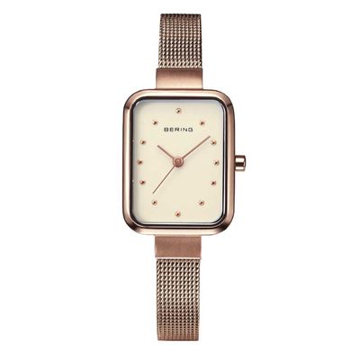 テンデンス 正規品 電池交換済み ルシェルブルー フィフティーシックス・デイ／デイト - 40 mm - ピンクゴールド
