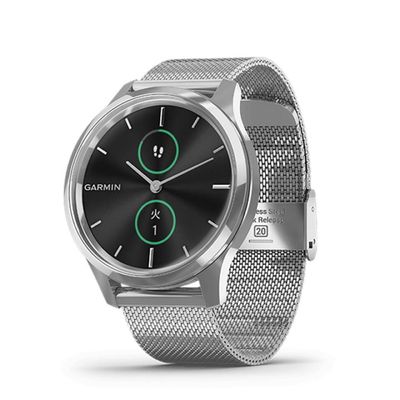 GARMIN�ʥ����ߥ��vivomove Luxe Silver Milanese��010-02241-73��