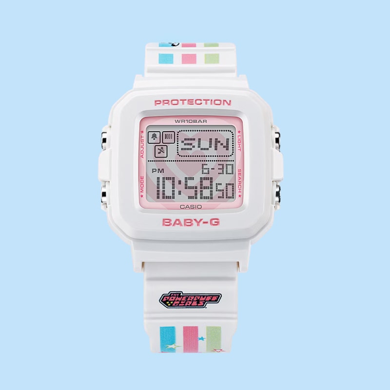 CASIO BABY-G�ʥ٥��ӡ������� BGD-10 Series BABY-G��PLUS THE POWERPUFF GIRLS ����ܥ졼������ǥ� �ǥ����� �������� ��BGD-10KPP-7JR��