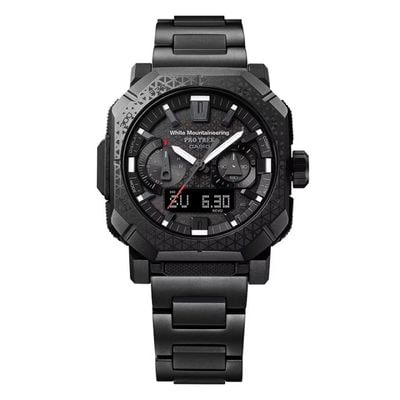 CASIO PRO TREK�ʥץ��ȥ�å��� Climber Line White Mountaineering ����ܥ졼������ǥ� ���ʥǥ� ���ȥ����顼 Bluetooth ��PRW-B1000WM-1JR��