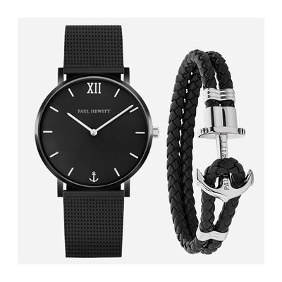PAUL HEWITT�ʥݡ���ҥ塼���åȡ� �ڸ���� Sailor Line Perfect Match �֥�å�����쥤 39mm and PHREP ����С����顼 M������ ��PH002031��
