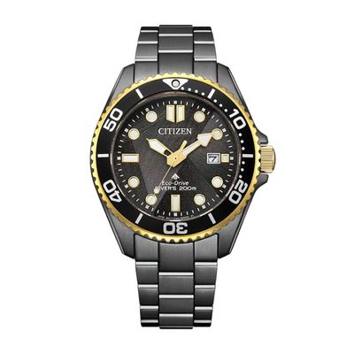 CITIZEN PROMASTER�ʥץ��ޥ������ˡ���������6700�ܡ� LIGHT in BLACK Eco-Drive 50th Anniversary Edition MARINE Eco-Drive DIVER 200m ��BN0264-53E��