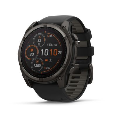 GARMIN�ʥ����ߥ��Fenix 8 Sapphire Dual Power 51mm Carbon Gray��010-02907-50��