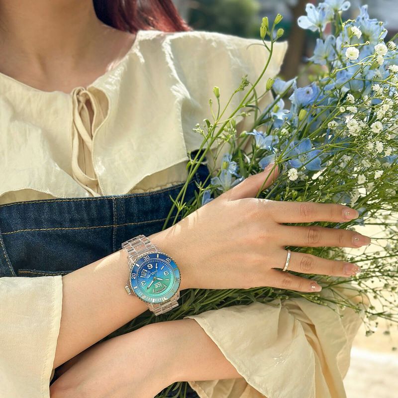 ICE watch（アイスウォッチ）ICE clear sunset ターコイズ