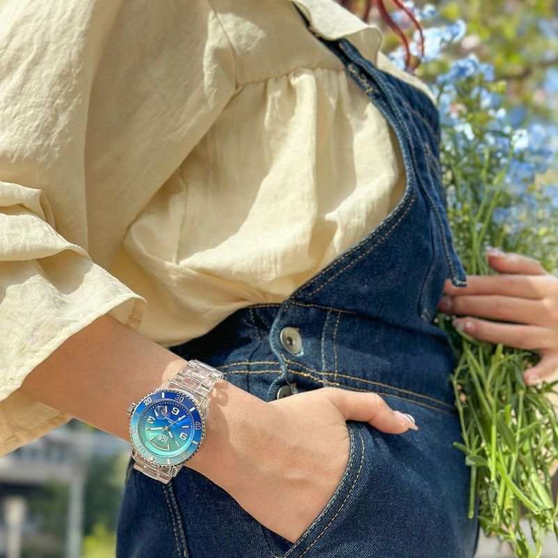ICE watch（アイスウォッチ）ICE clear sunset ターコイズ ミディアム