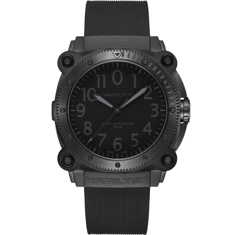 HAMILTON�ʥϥߥ�ȥ�˥����� �ͥ��ӡ� BELOWZERO Titanium ��ư������H78505330��