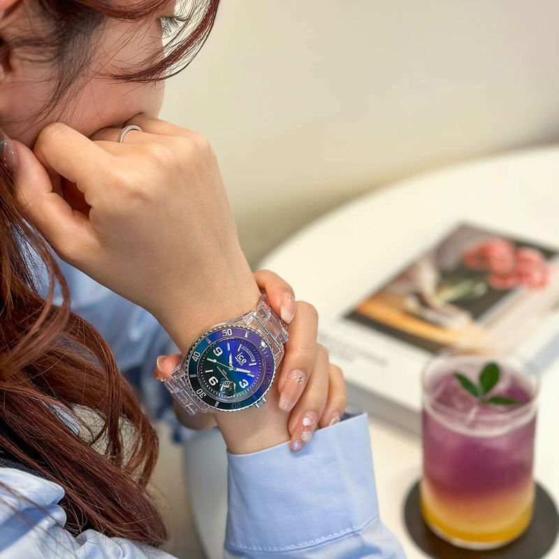 ICE watch（アイスウォッチ）ICE clear sunset パープルグリーン