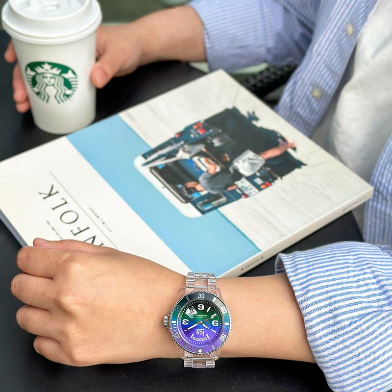 ICE watch（アイスウォッチ）ICE clear sunset パープルグリーン