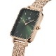 DANIEL WELINGTON�ʥ��˥��륦�����ȥ��QUADRO PRESSED MELROSE MESH ROSE GOLD GREEN��DW00100445��