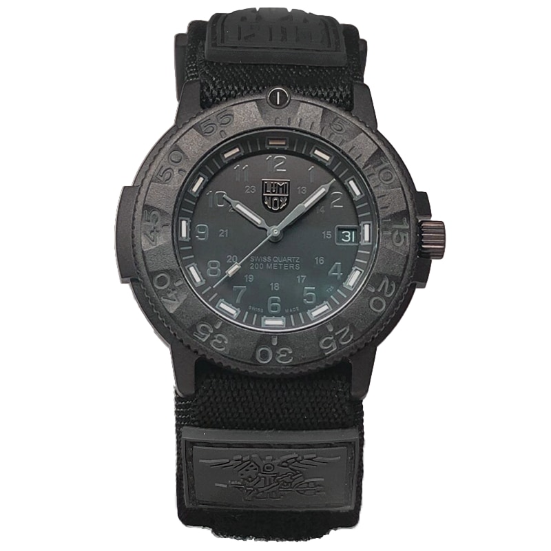 LUMINOX ブラックレザー Amazon.co.jp: [ルミノックス]LUMINOX 腕時計 レザーバック シー