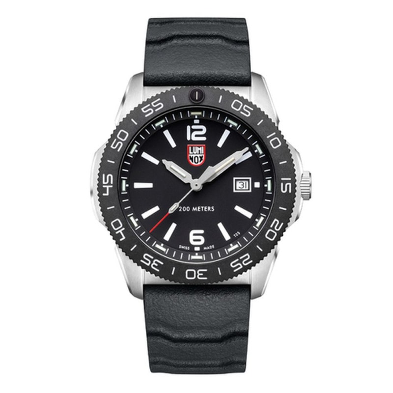 セイ　Luminox ラバーベルト時計 ブラック 200m防水 Luminox ラバーベルト時計 ブラック 200m防水