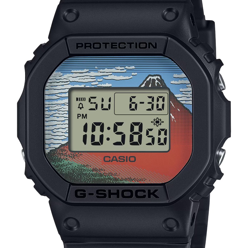 CASIO G-SHOCK（ジーショック） 【限定】DW-5600 SERIES 葛飾北斎 富嶽