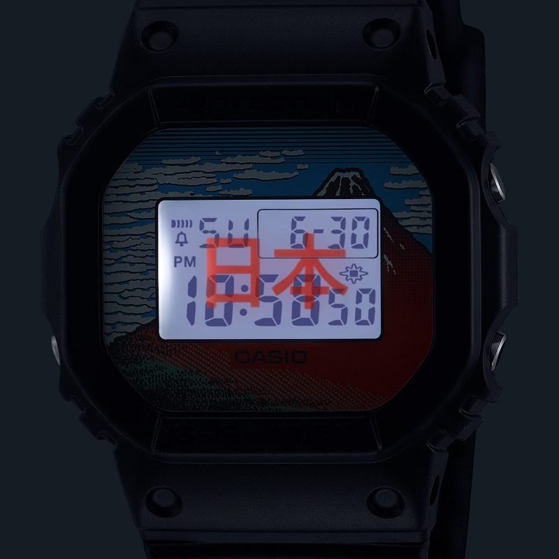CASIO G-SHOCK（ジーショック） 【限定】DW-5600 SERIES 葛飾北斎 富嶽