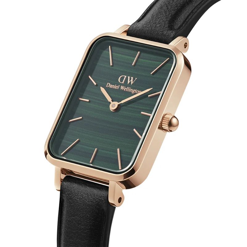 Daniel Wellington(˥륦ȥQUADRO PRESSED SHEFFIELD ROSE GOLD GREEN ɥ 쥶  ꡼DW00100439