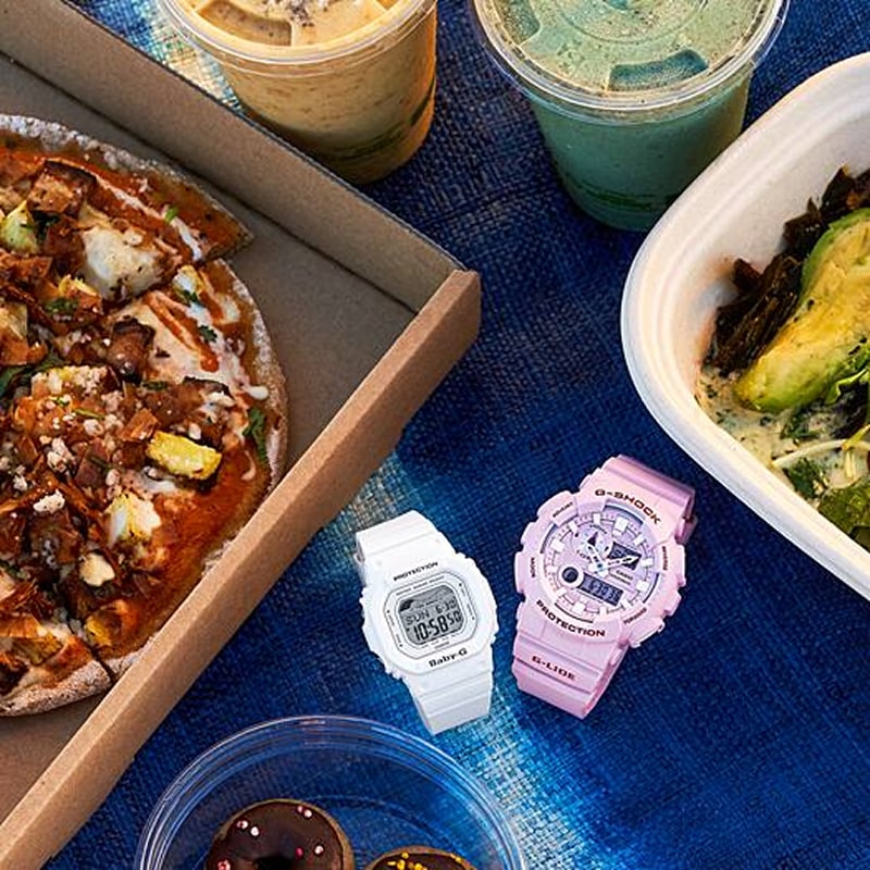 CASIO G-SHOCK BABY-G❤️【超美品】❤️Gライドサマーバージョン❤️ G-SHOCK/Baby-G】毎年欠品する初夏限定モデル。今年のイルクジは”虹”が