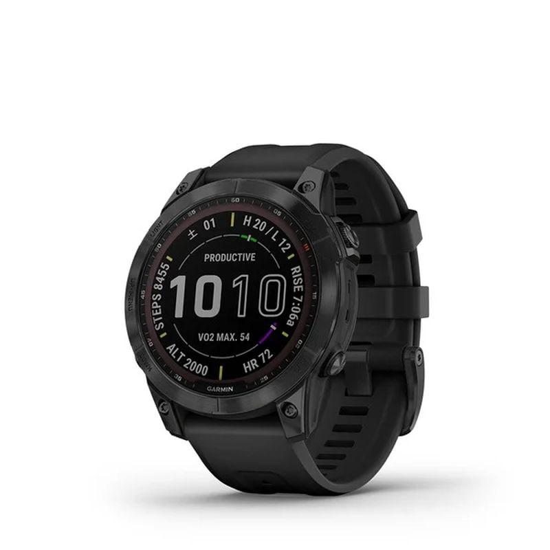 GARMIN�ʥ����ߥ��Fenix 7 Sapphire Dual Power Ti Black DLC / Black 47mm��010-02540-46��