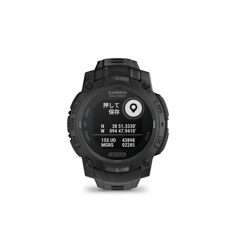 GARMINʥߥInstinct 3 Dual Power Tactical Black 45mm010-02934-80