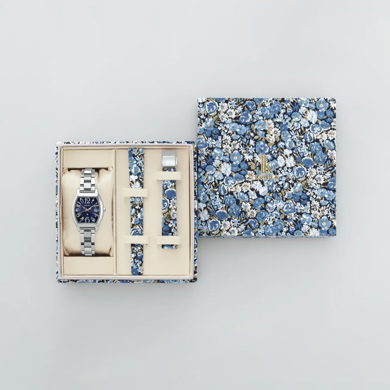 SEIKO LUKIA�ʥ륭���� �ڸ���500�ܡ� Happy Collection Made With Liberty Fabric Limited Edition ���㥤�֥�ǥ� �ե��֥�å��ؤ��Х���� ��ǥ����� �����顼���� ��SSQW103��