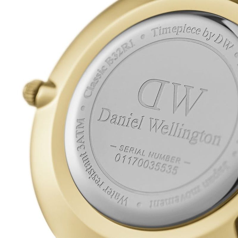 Daniel Wellington(˥륦ȥ PETITE EVERGOLD 32mm  ڥХɥ顼 ɡ DW00100348