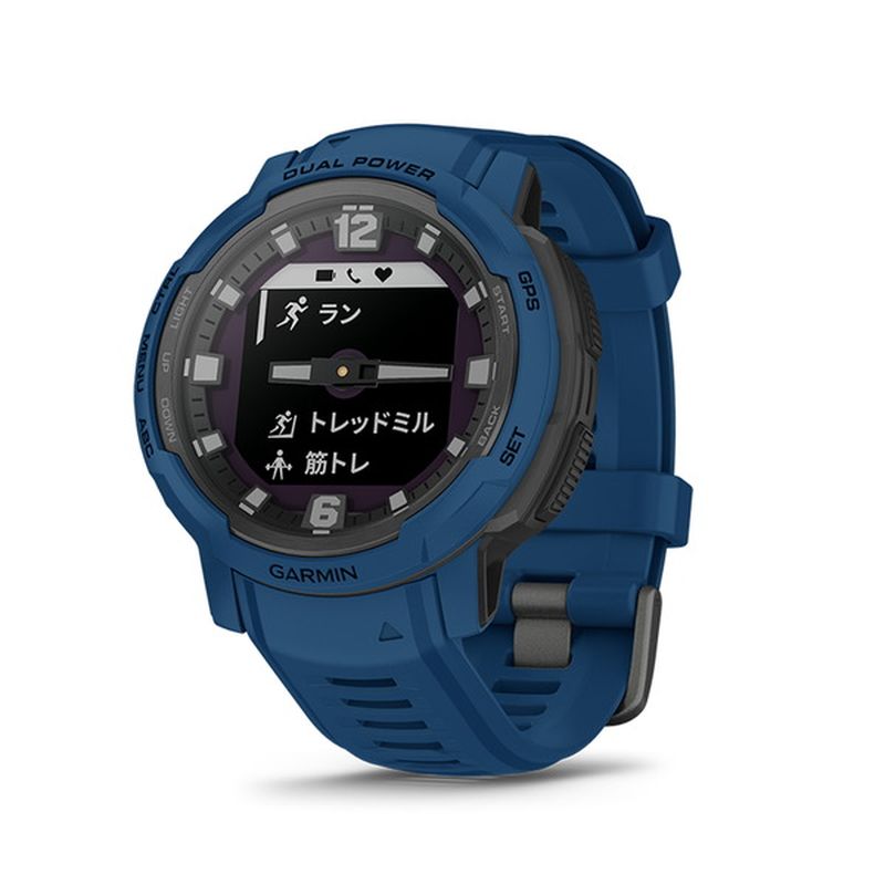 GARMIN�ʥ����ߥ��Instinct Crossover Dual Power Tidal Blue��010-02730-42��