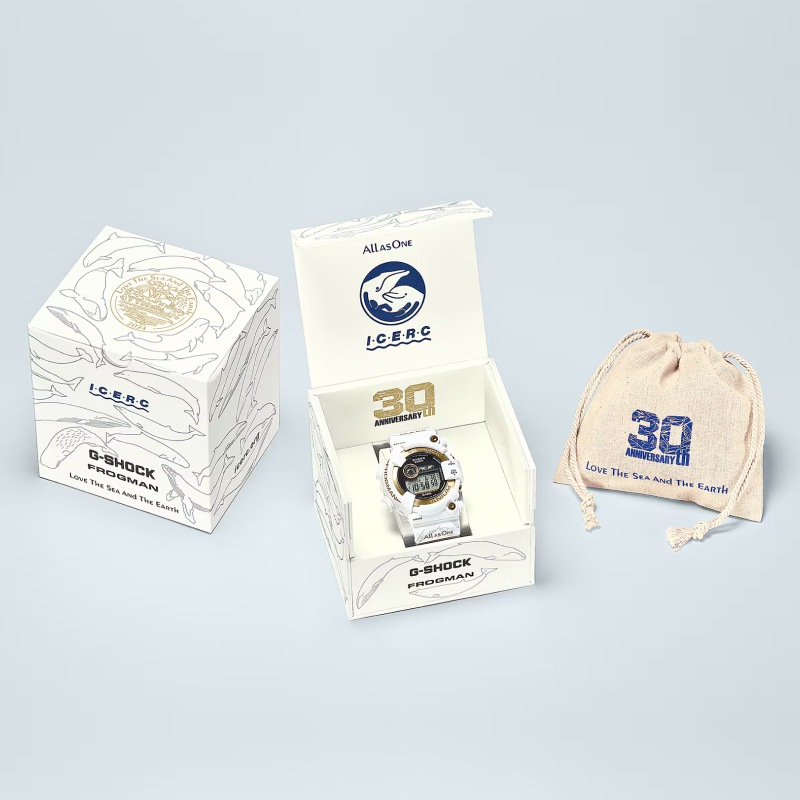 CASIO G-SHOCK�ʥ�������å��ˡڸ����MASTER OF G FROGMAN ICERC Japan ����ܥ졼����� 2024 �������ǥ� �ǥ����� �����顼��GW-8201K-7JR��