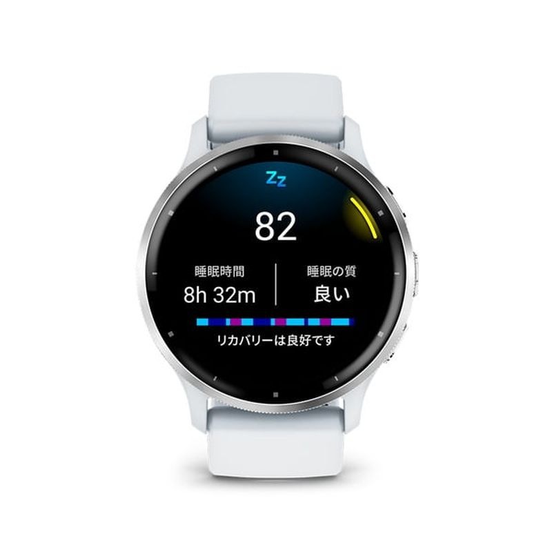 【enman 】GARMIN デジタル腕時計 ホワイト GARMIN（ガーミン）Venu 3 Whitestone / Silver【010-02784-40