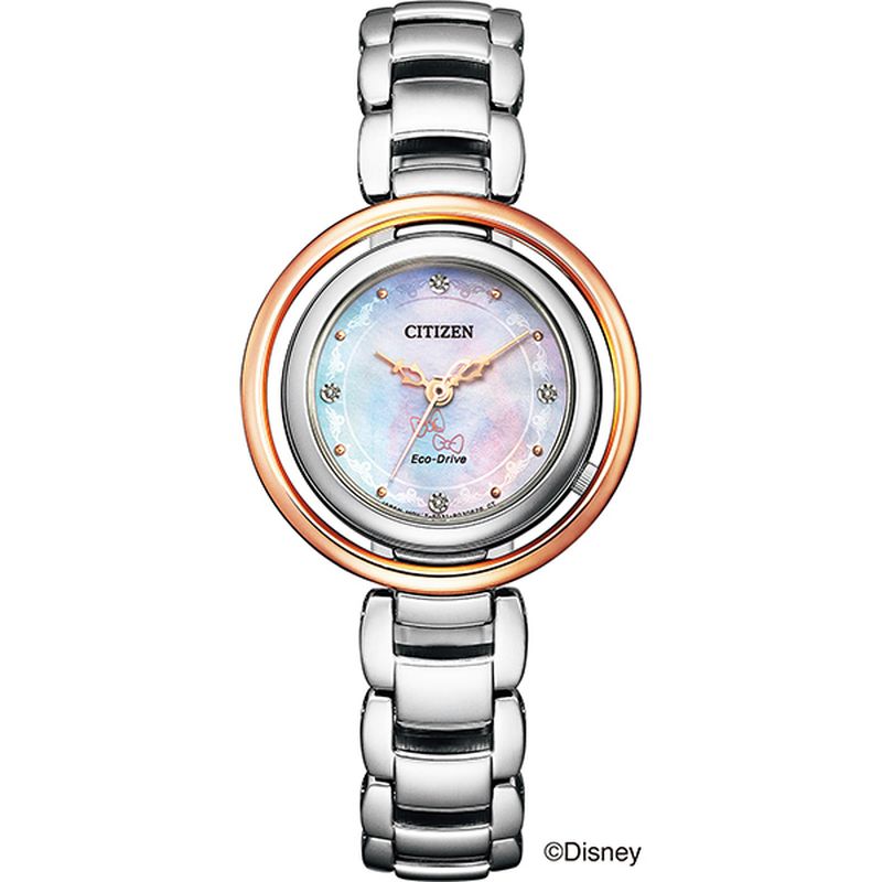 CITIZEN L�ʥ���ˡڸ���500�ܡ�ROUND Collection �ǥ����ˡ����쥯����� ��DISNEY MARIE�� Eco-Drive��EM0665-57W��