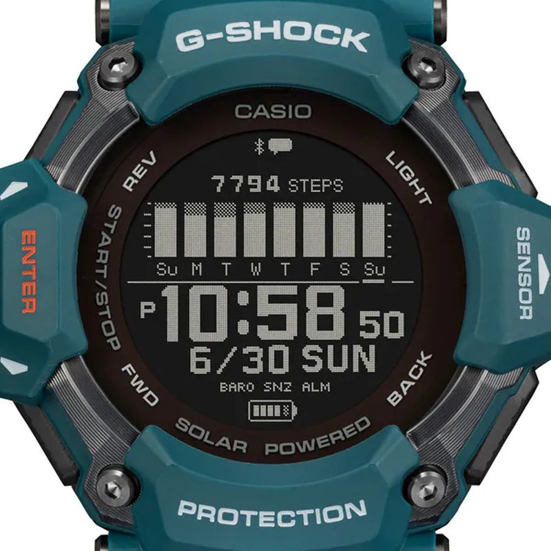 CASIO G-SHOCKʥå G-SQUAD GBD-H2000꡼ Bluetooth GPS ե顼 GBD-H2000-2JR