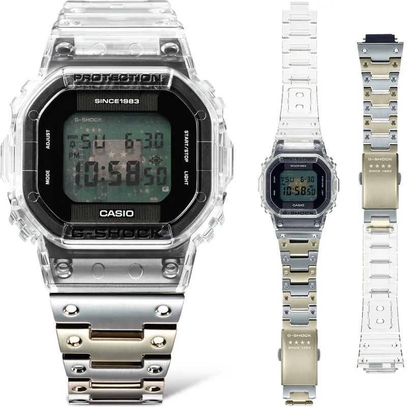 CASIO G-SHOCKʥå40th Anniversary CLEAR REMIX 5600꡼ ġDW-5640RX-7JR