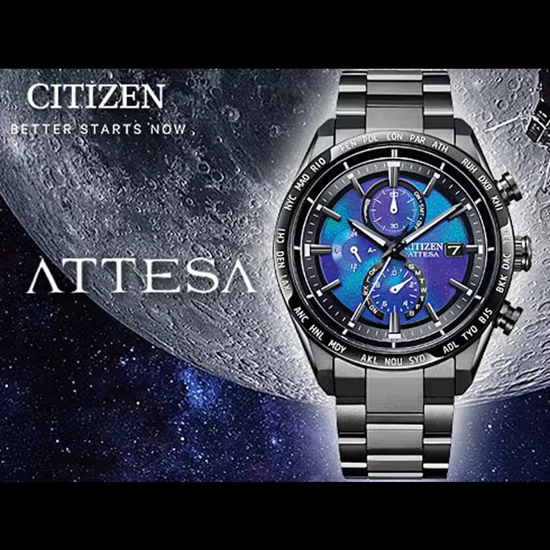 CITIZEN ATTESA（アテッサ）【限定2700本】ACT Line／ブラックチタン